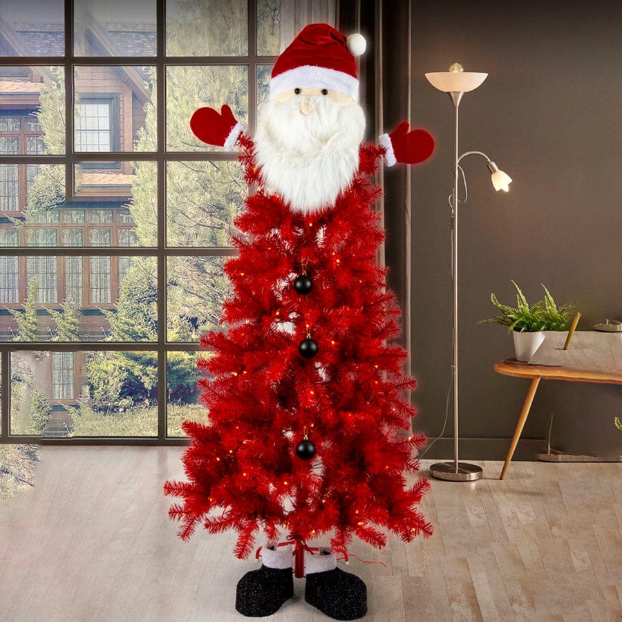 LED Pre-Lit Santa Tree (1.8m)