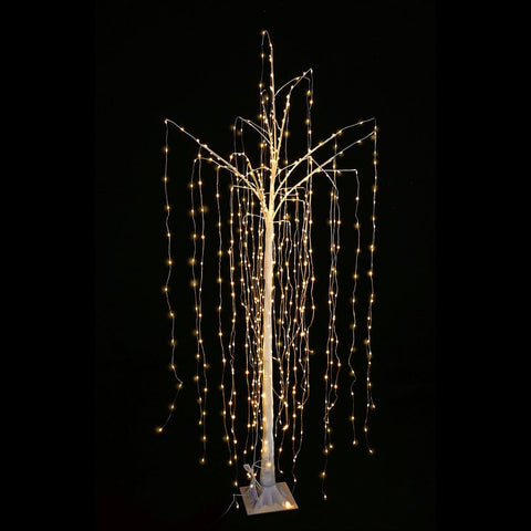 LED Warm Flexi Cable Pin Lights Willow Tree (180cm)