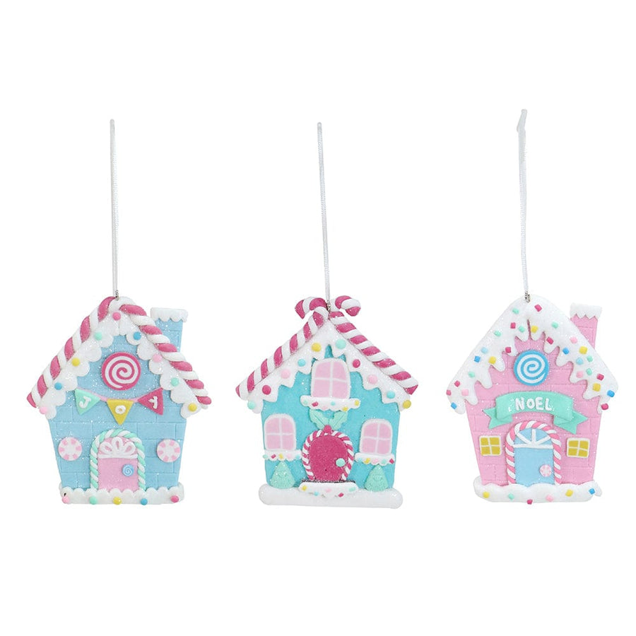 Hanging Pastel Candy House Asst