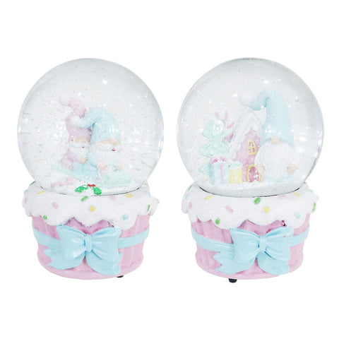 Musical Pastel Gnome Waterball Asst (10cm)