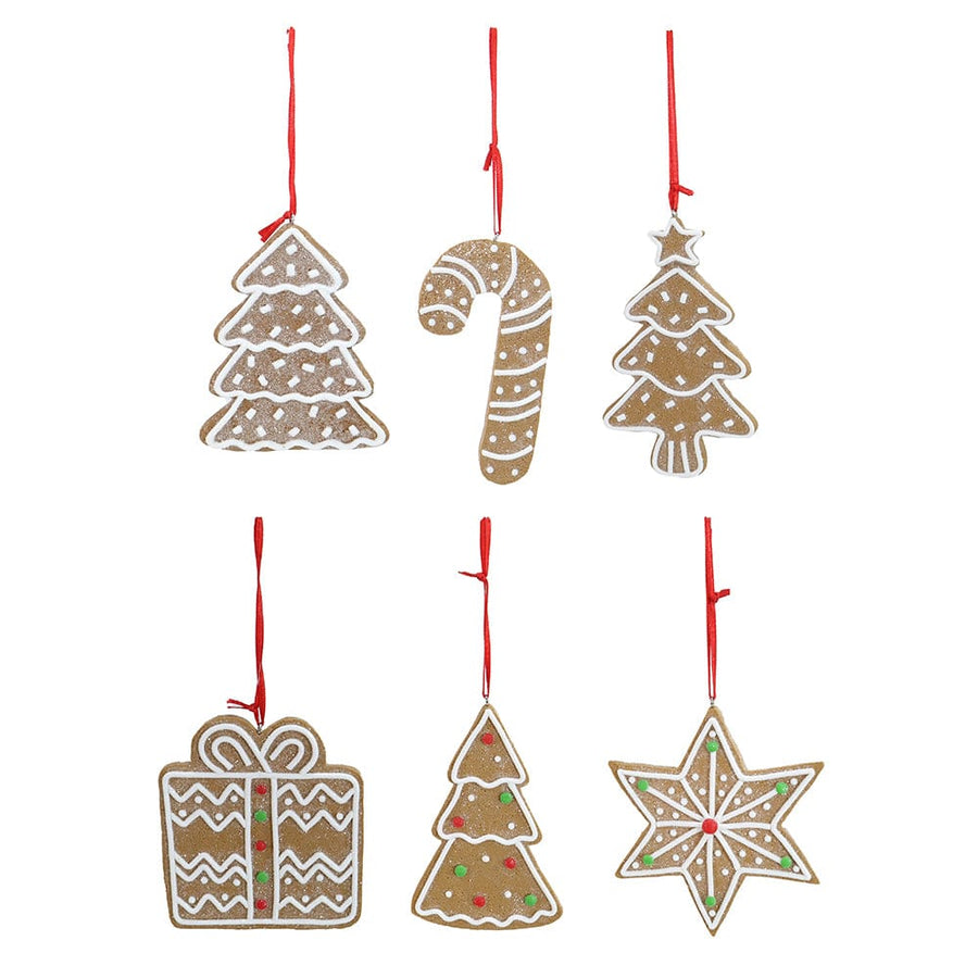 Gingerbread Sugar Cookie Ornament Asst