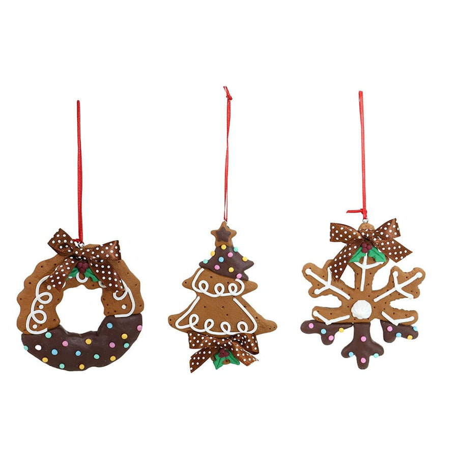 Chocolate Dipped Gingerbread Ornament Asst