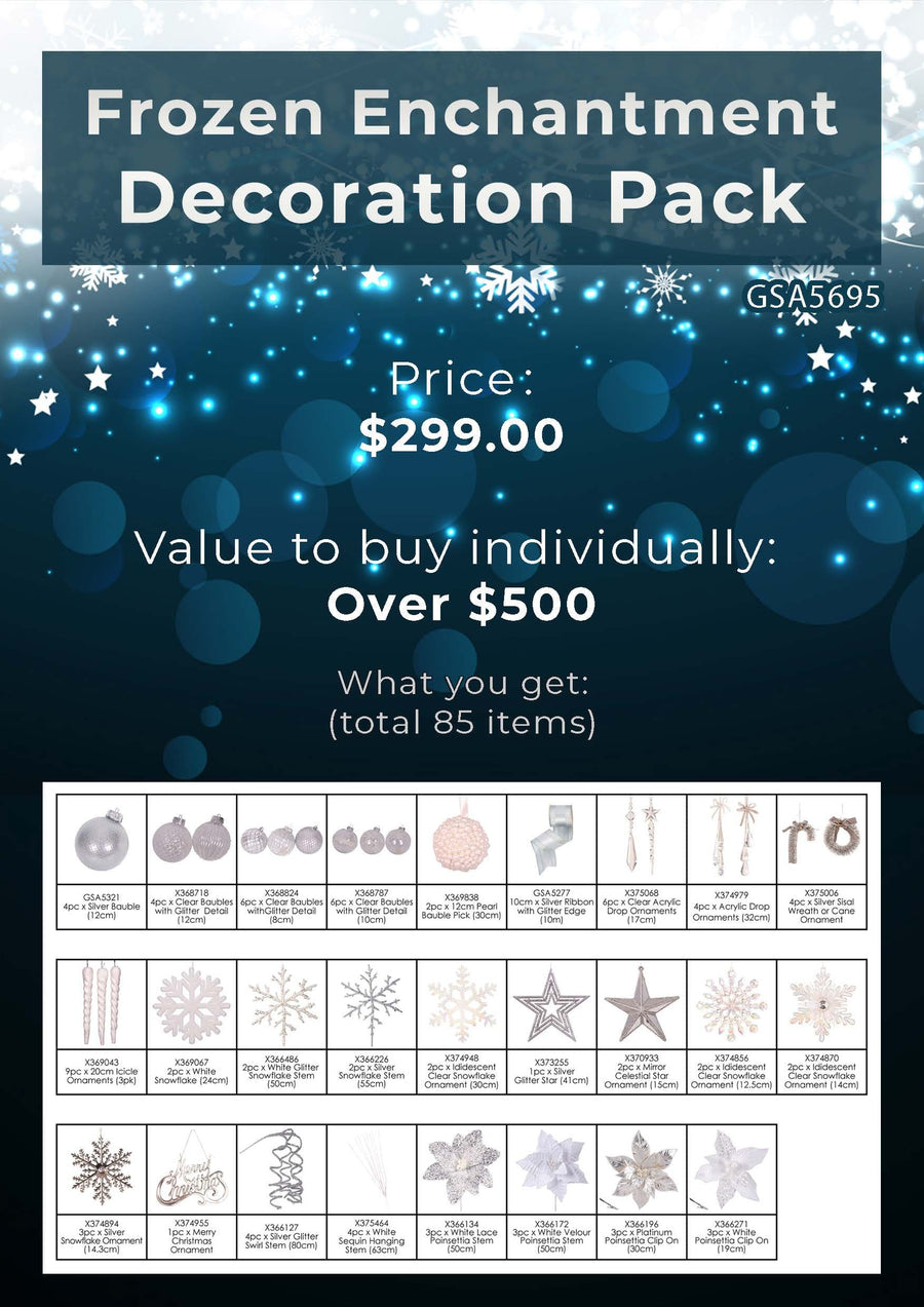 Frozen Enchantment Decoration Pack