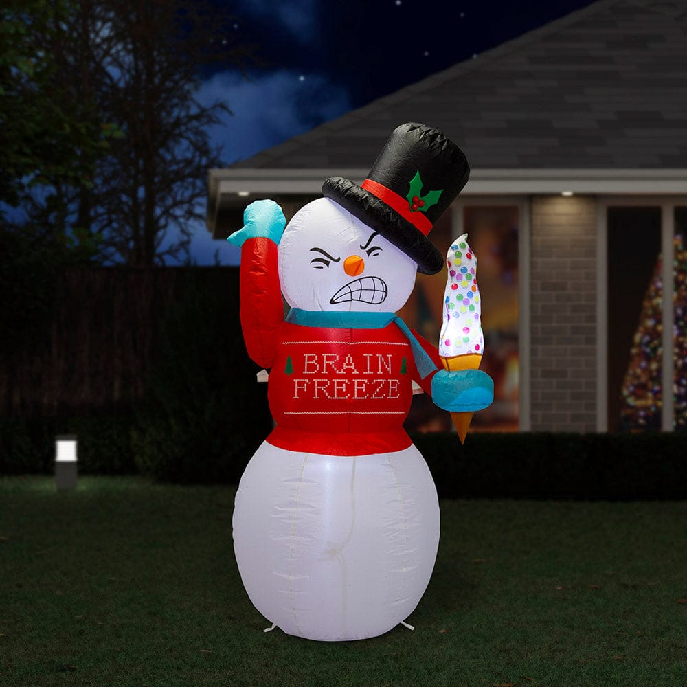 Inflatable Shaking Freeze Snowman (180cm)