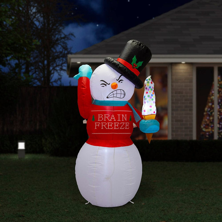 Inflatable Shaking Freeze Snowman (180cm)