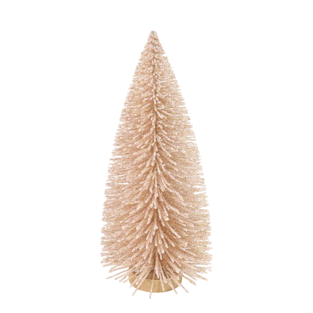 Naturals Glitter Spiky Tree Asst (14cm)