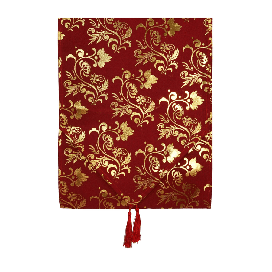 Red and Gold Foil Runner Asst