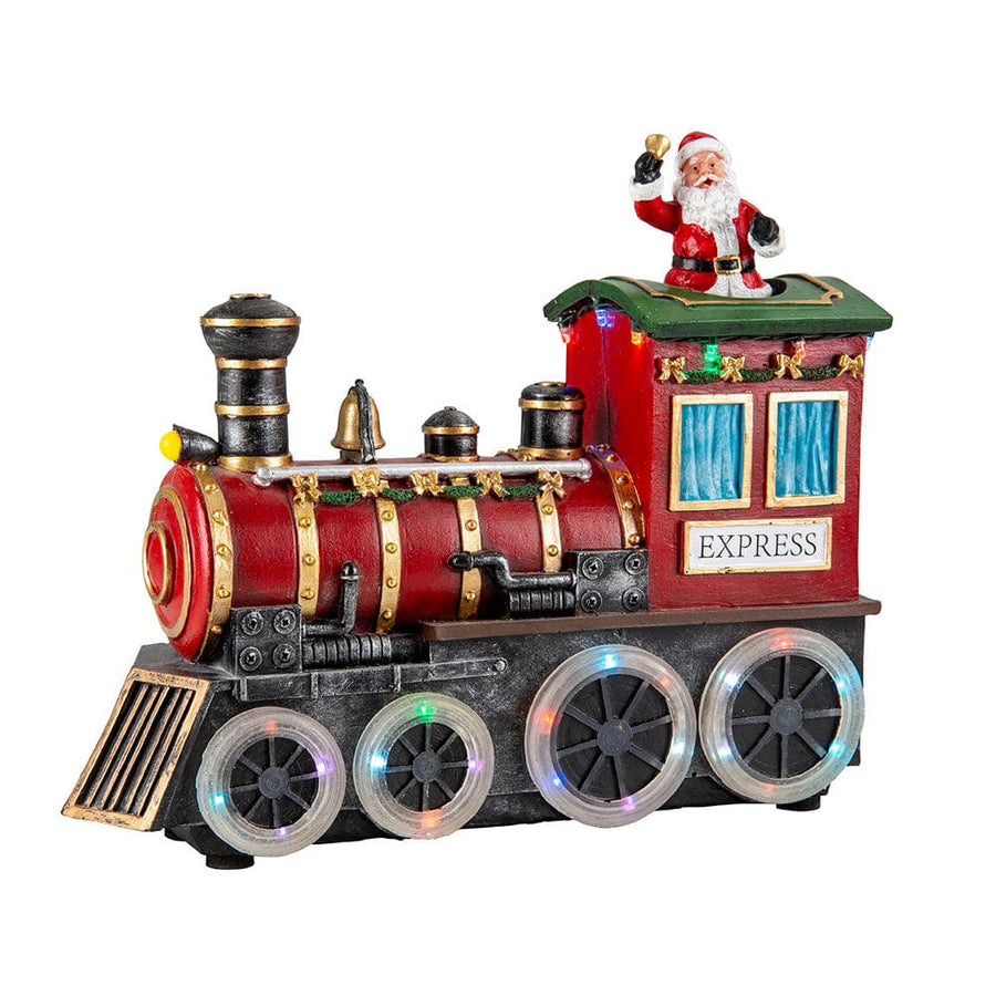 LED Flashing Musical Santa Train with Real Sound