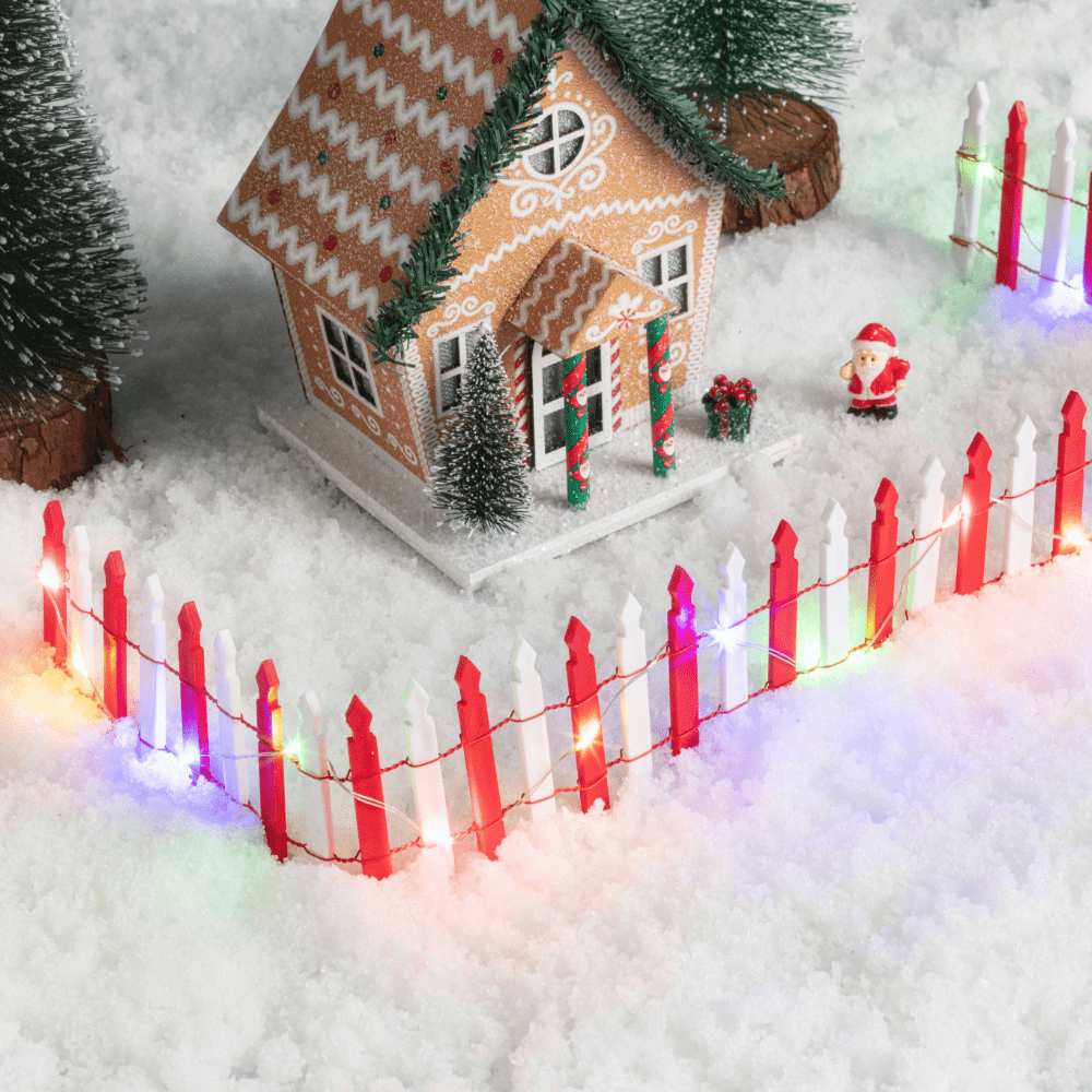 Light Up Mini Fence Asst (60cm)