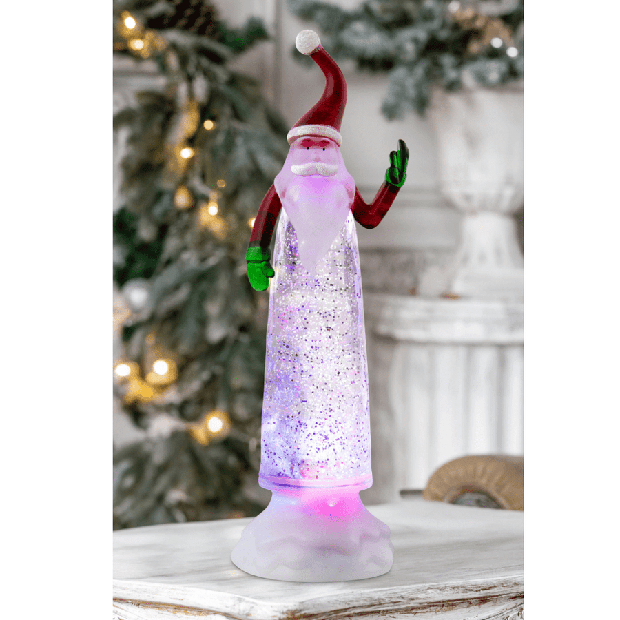 Glitter Swirl Slender Santa or Snowman USB