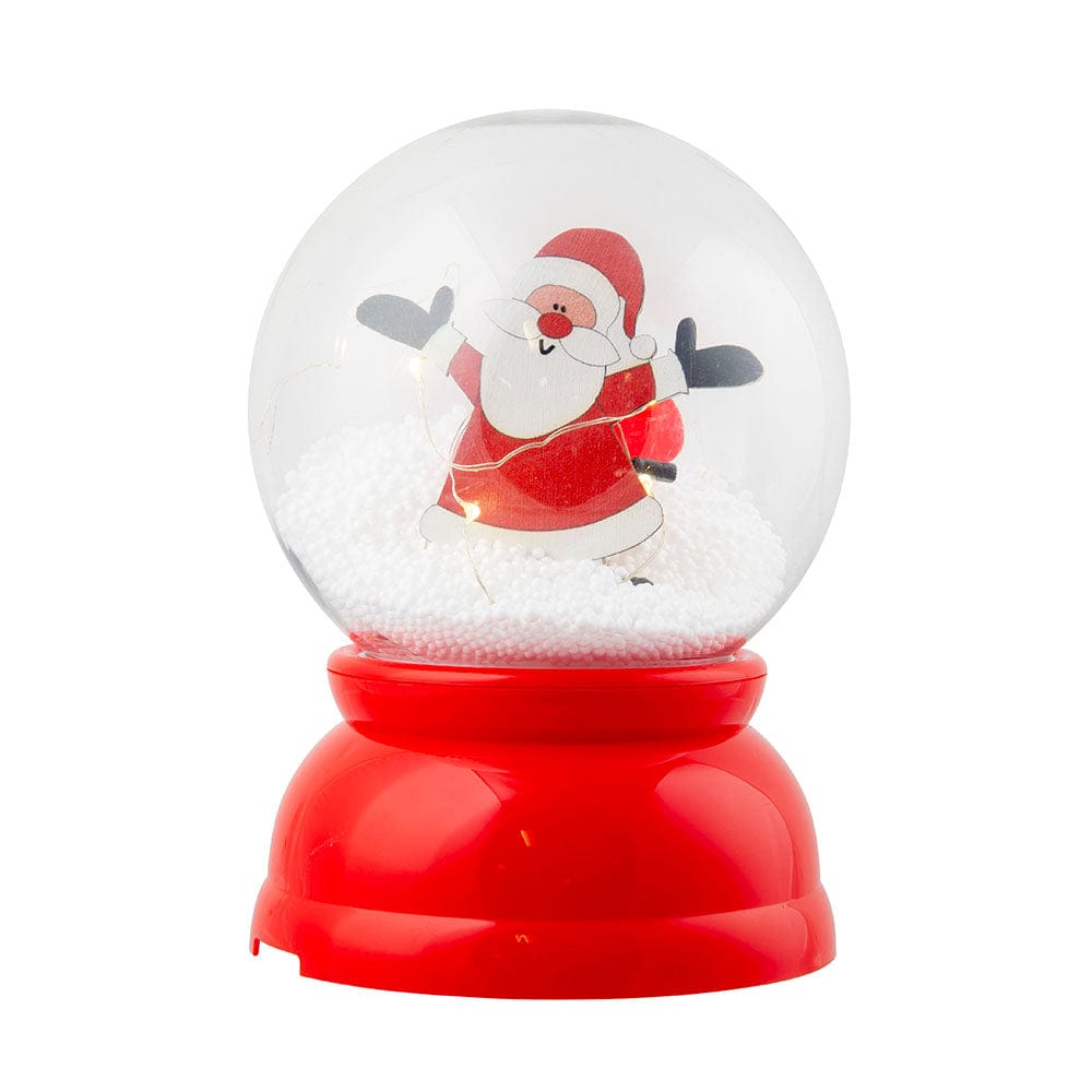 LED MDF Music Snowing Globe Scene Asst