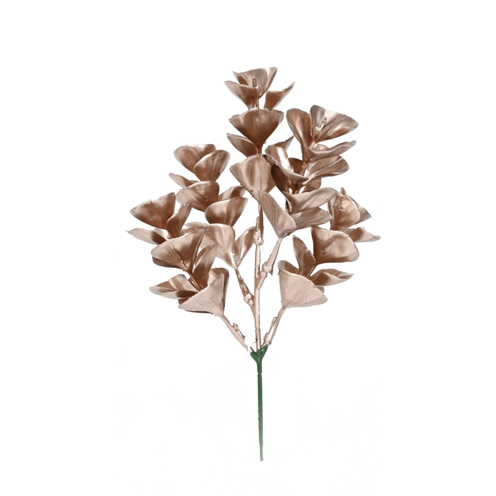 Matte Metallic Gingko Pick Asst (25cm)