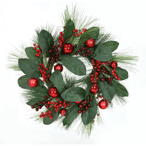 Magnolia Berry Wreath (55cm)