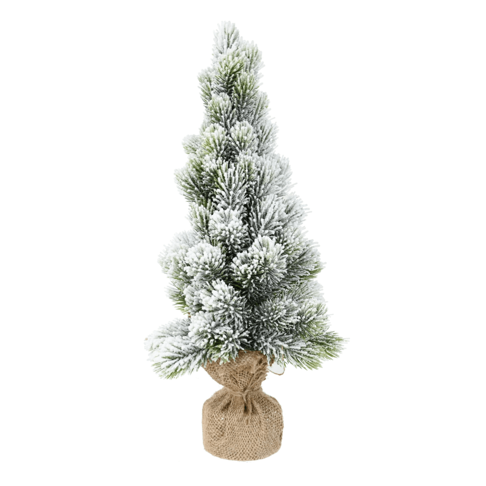 Heavy Snowy Potted Tree Asst (45cm)