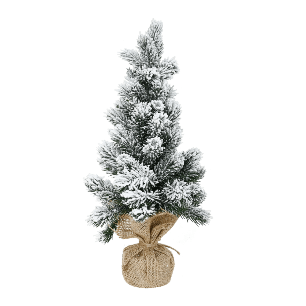 Heavy Snowy Potted Tree Asst (45cm)