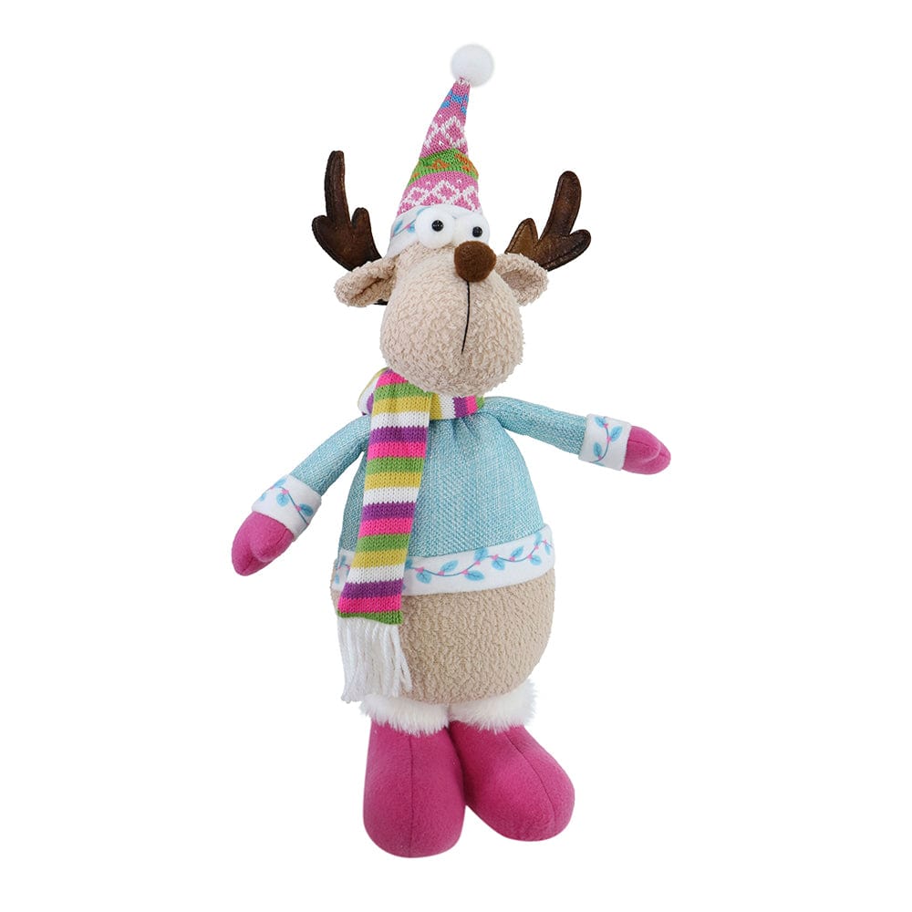 Standing Candyland Reindeer Asst (40cm)