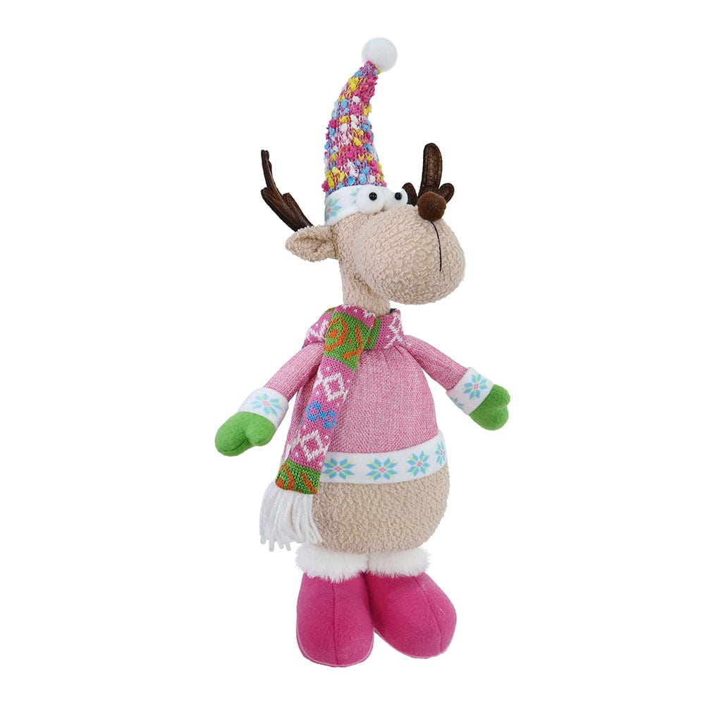 Standing Candyland Reindeer Asst (40cm)