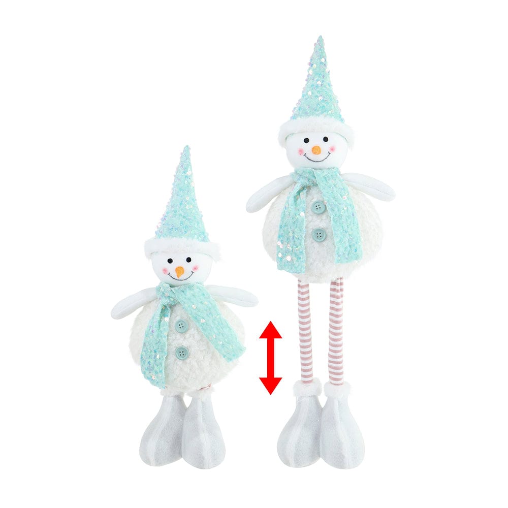 Extendable Snowman Pastel Asst (45-60cm)