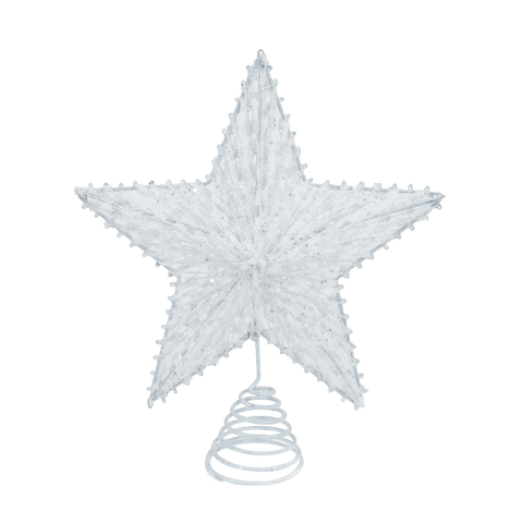 White Snow Star Topper