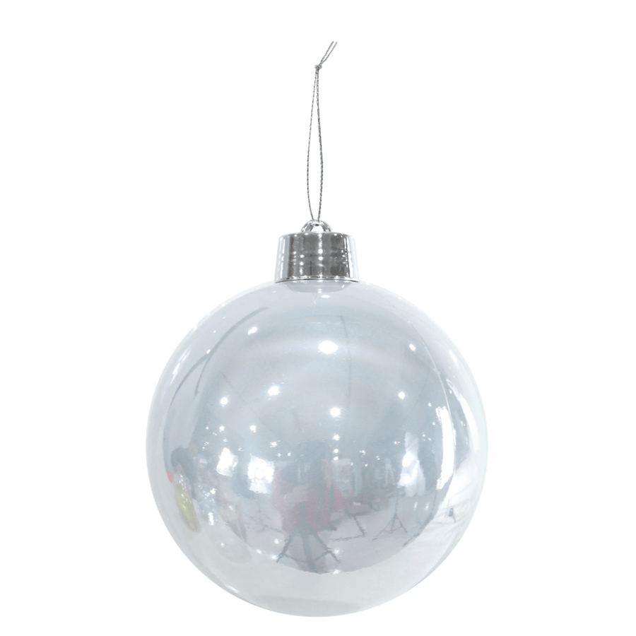 Silver Pearl Bauble (20cm)