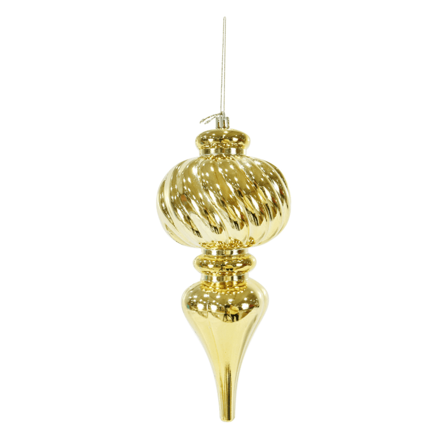 Shiny Finial Bulb Deco Asst (27cm)