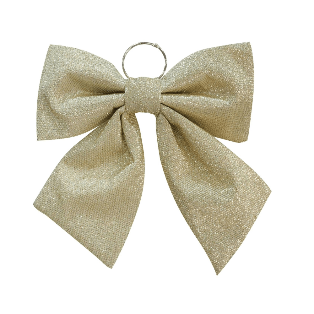 Metallic Fabric Bow Asst