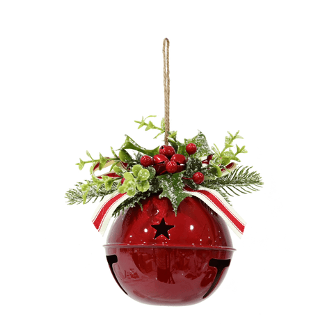 Glossy Red Nutbell Berry Deco (12cm)