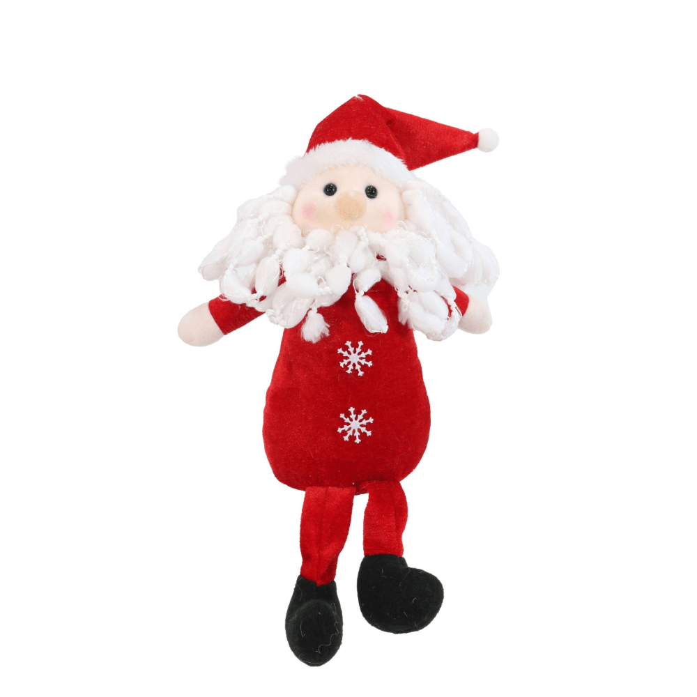 Christmas Red and White Snow Figurine Asst