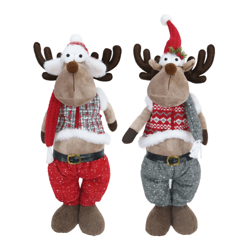 Big Belly Reindeer Knitted Asst (45cm)