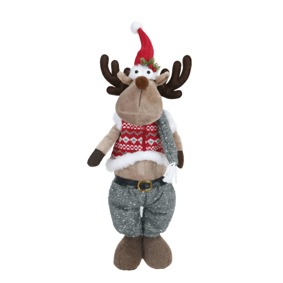 Big Belly Reindeer Knitted Asst (45cm)