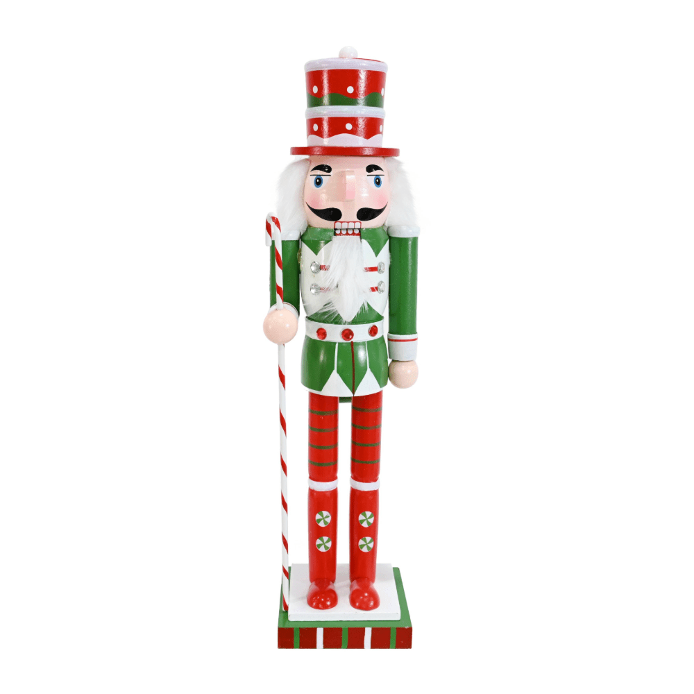 Peppermint Candy Cane Nutcracker Asst (38cm)