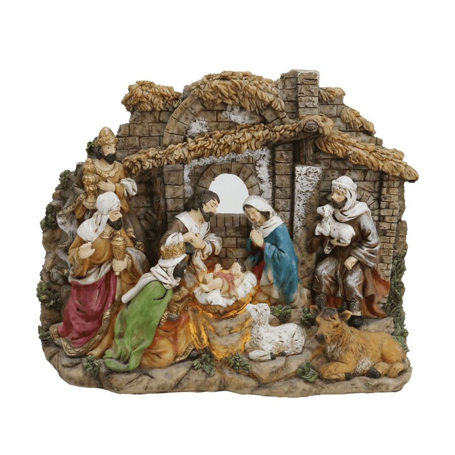 Resin Large Nativity Scene