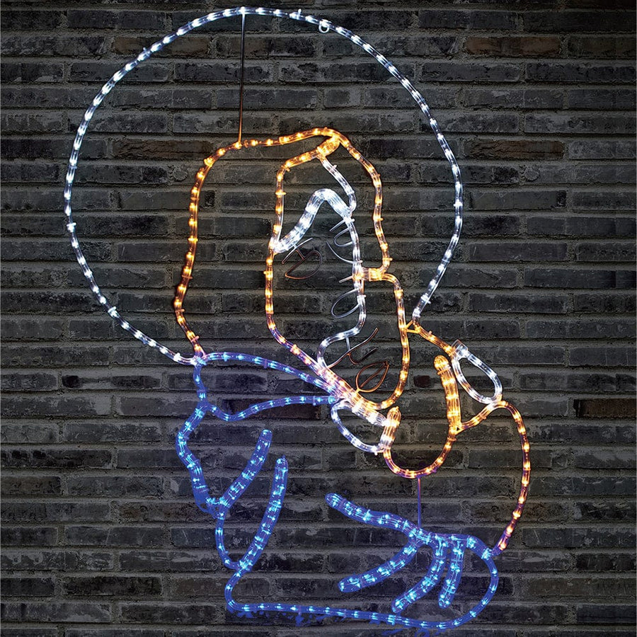 LED Ropelight Mary and Jesus (Steady)