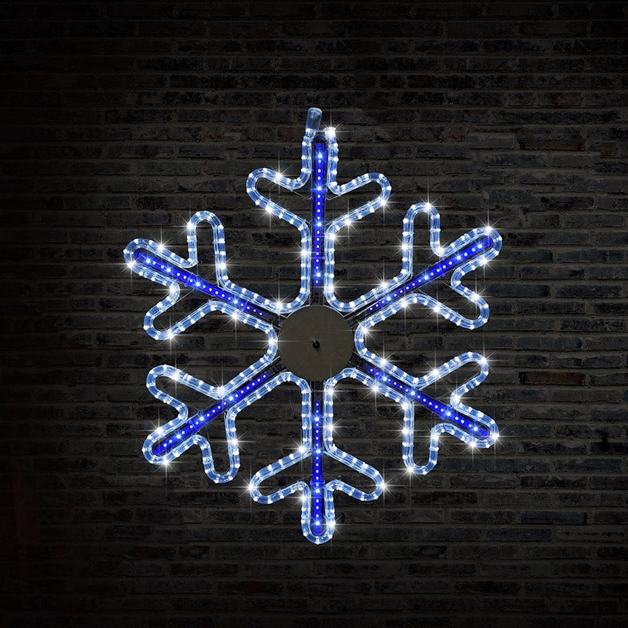 LED Flexi Strip Melting Snowflake White/Blue