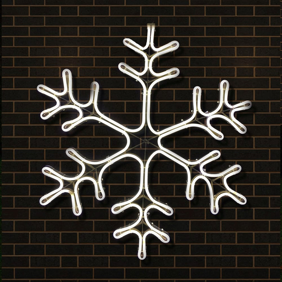 LED Neonflex Snowflake Cool White