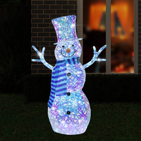 LED Iridescent PVC Snowman