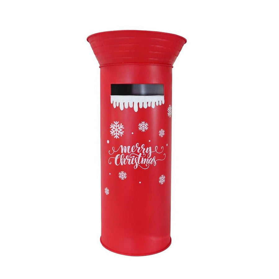 Merry Christmas Metal Postbox