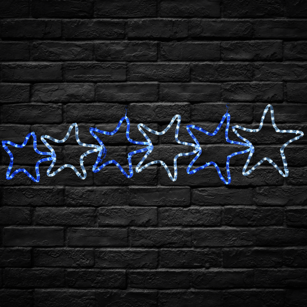 LED Rope light 6 Stars Cluster