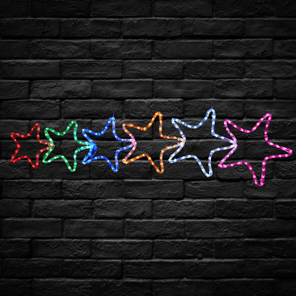 LED Rope light 6 Stars Cluster